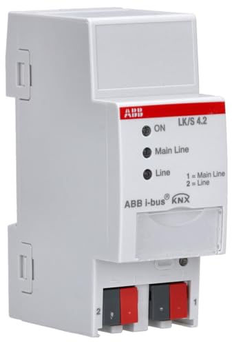 ABB LK/S4.2 EIB/KNX Linienkoppler, REG | ABB i-bus Linienkoppler galvanische Trennung & Datenfilterung 2 TE Breite 2CDG110171R0011