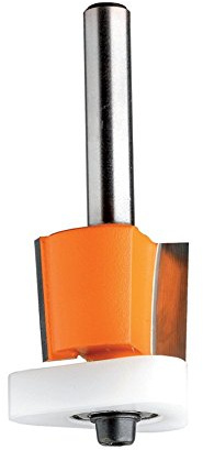 CMT 807.190.11 3-in-I Flush Trim Bit for MDF & Laminates, 5/8-Inch Cutting Length, 1/4-Inch Shank