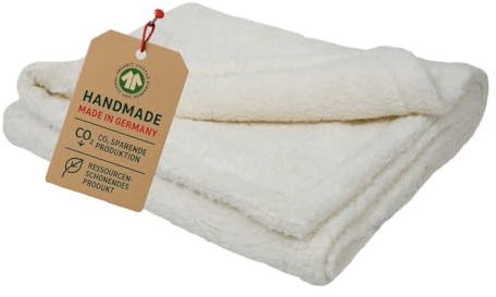 Efie Bio-Babydecke 100 × 75 cm – doppellagige Baumwolle (KBA), GOTS-Zertifiziert – weich & atmungsaktiv – handgefertigt in Deutschland