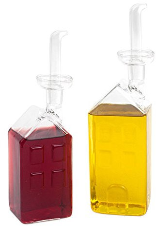 Balvi Set vinagreras La Ville Color Transparentes Convoy Aceite y vinagre para Cocina Set de Cocina o