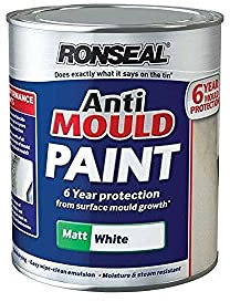 Ronseal AMPWM25L Anti Mould Paint White Matt 2.5 Litre