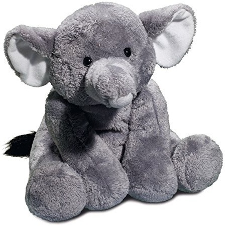 Duckshop Stofftier Plüschtier Kuscheltier Elefant 30 cm sitzend groß