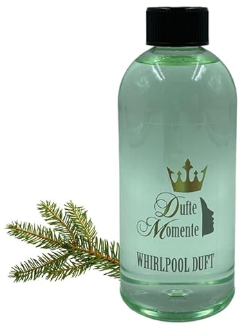 Dufte Momente | Whirlpool Duft 500ml | Fichtennadel | mit naturreinen und natürlichen ätherischen Ölen | kein Schaum | vegan und ohne Tierversuche