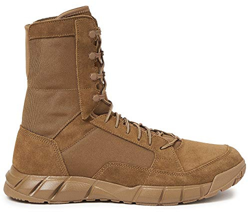 Oakley Light Assault 2 Boots | Coyote, Size 8 | Tactical & Outdoor Use, Lightweight, Speed-Lace, Slip Resistant, Leather & Cordura (11188)