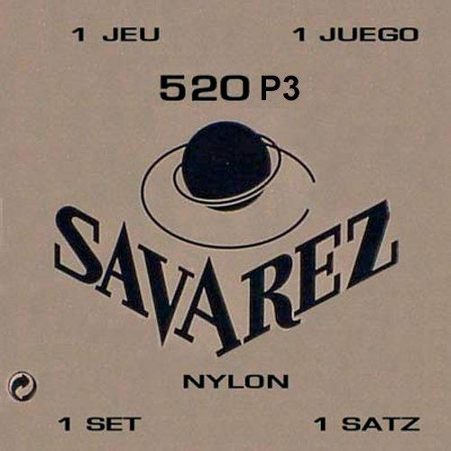 Savarez 520P3 Konzertgitarre Standard Tension Nylon Saiten-Set
