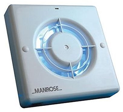 Manrose XF100LV 12V Low Voltage Extractor Fan - 100mm/4 - Suitable for Wall or Ceiling Mounting
