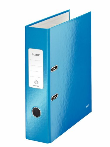 Leitz Qualitäts-Ordner WOW A4 80mm blau 10er Pack