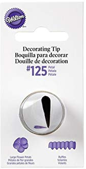 Wilton 489785 Decoraci-n Tip-No. 125cr Large Flower Petal