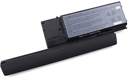 vhbw Akku kompatibel mit Dell Latitude D630N | D631, D620, D630 XFR, D630 ATG, D630, PP18L, D630c Notebook (6600 mAh, 11,1 V, Li-Ion)
