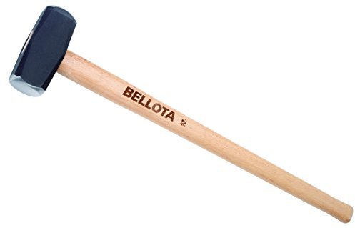 Bellota 5200-6 Hammer, doppelseitig, gerade, Griff aus Buchenholz, 6 kg