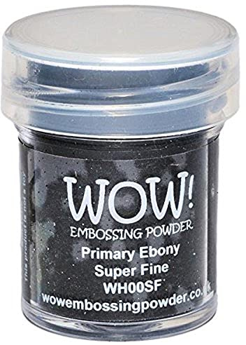 Wow Embossing Powder 15 ml, Ebano primario