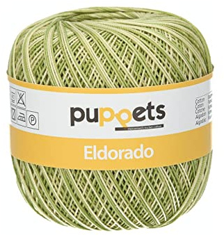 Puppets Eldorado styrka 10 virkgarn, 100% bomull
