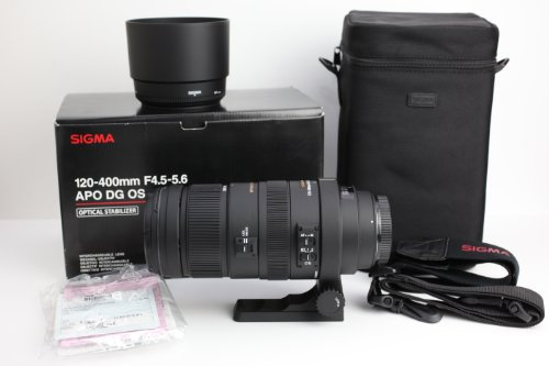 Sigma Obiettivo 120-400mm-F/4.5-5.6-AF APO DG OS HSM,Attacco CANON