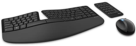 Microsoft Sculpt Ergonomic Desktop Radio Transfer, PC / Mac, Keyboard