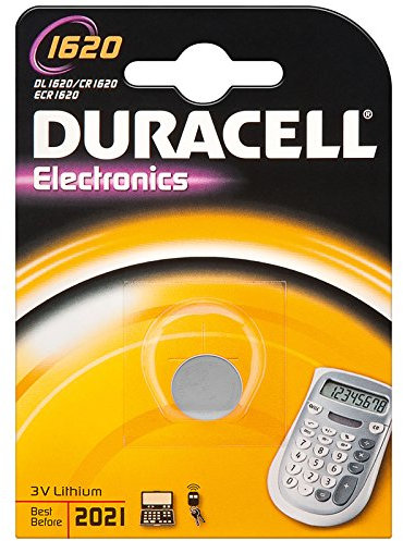 Lot de 5 Pile Bouton DURACELL CR 1620 D 1 de BL Duracell (DL 1620) L