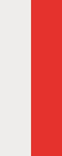 U24 Drapeau de la Pologne en format portrait 120 x 300 cm