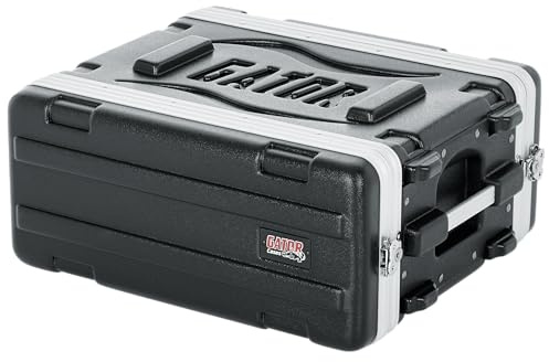 Gator Cases Rack Moldeado Liviano 4U con Pestillos Resistentes; 14.25 de Profundidad (GR-4S)