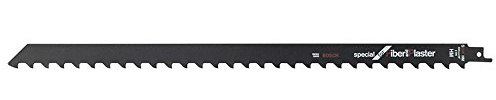 Bosch Professional 2 pieces Sabre Saw Blade S 2041 HM Endurance for Aerated Concrete (for aerated concrete blocks, 400 x 22 x 1,5 mm, sabre saw accessories)