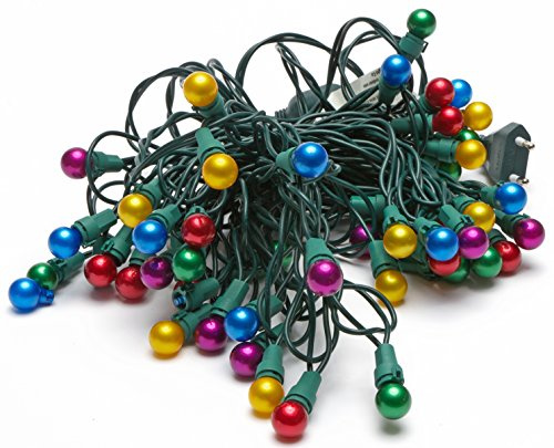 LED-Highlights Led Lichterkette Bunt 50 Kugeln 11,5 m Strombetrieben Bunte Lichterkette Innen Partybeleuchtung Led Kugel Lichterkette