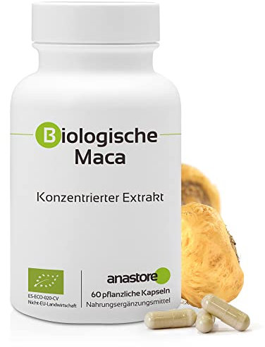 MACA ANDINA ECOLÓGICA * 500 mg / 120 cápsulas * Extracto concentrado 4:1 * Energia, Equilibrio emocional, Vitalidad