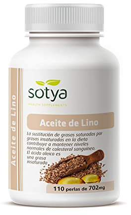 Sotya Aceite de lino perlas 702mg 110 unidades