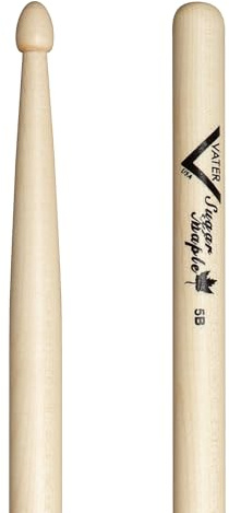 Vater VSM5BW Maple 5B Wood Tip Drum Sticks