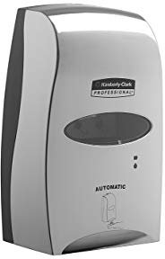 Kimberly-Clark Professional berührungsfreier automatischer Seifenspender 11329 – 1 x Spender für Handdesinfektionsmittel, Chrom (geeignet für 1,2 L Kassetten)