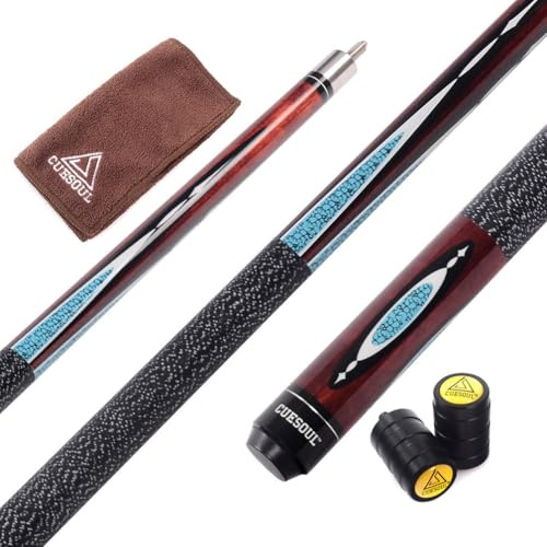 CUESOUL 58 Pulgadas 19 Oz Medio Articulado de Arce de Billar Pool Cue (CSTB004)