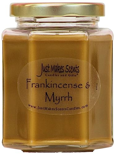 Frankincense & Myrrh Scented Blended Soy Candle (8 oz)