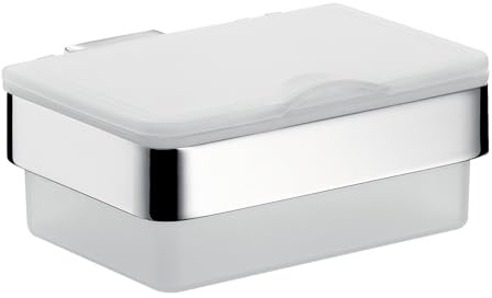 Emco Loft Tissuebox | Kosmetik | Halter Wandmontage - Edelstahloptik
