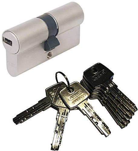 ABUS EC550 Profil-Doppelzylinder Länge (a/b) 35/50mm (c=85mm) mit 8 Schlüssel