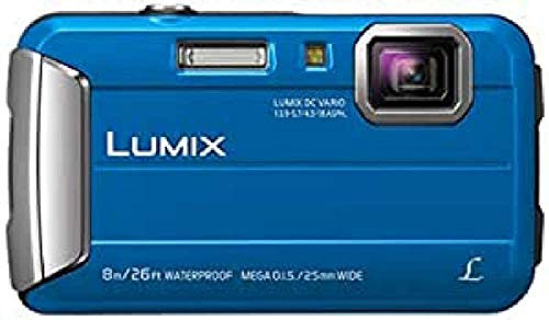 Panasonic Lumix DMC-FT30 Kompaktkamera 16,1 MP, 1/2,33 Zoll MOS 4608 x 3456 Pixel, Blau – Digitalkameras (16,1 MP, 4608 x 3456 Pixel, MOS, 4X, HD, Blau)