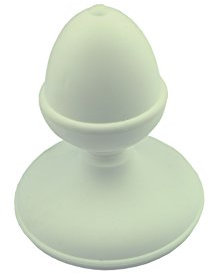 4 x Linic Acorn Fence Top Finials & 4 (100mm) ROUND Post Fence Caps. Rot Proof, UK Made. (GT0003) Free UK Postage (White)