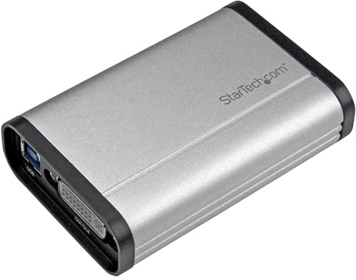 StarTech.com USB 3.0 Capture- / Aufzeichnungsgerät für High-Performance DVI Video - 1080 60FPS - Aluminium - Kompakt HD Video Rekorder