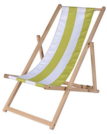 Eichhorn 100004546 – Outdoor Niños de Sol Silla, Ajustable, 40 kg, Madera de Haya