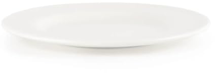 Churchill Super vitrificada P600 Whiteware Classic Placa, blanco (Pack de 24)