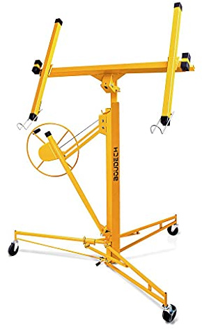 BOUDECH Lève-Plaque Pliable pour Faux-plafonds capacité de Charge 68 kg - certifié CE