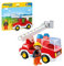 PLAYMOBIL 6967 1.2.3 Fireman with Ladder Unit Fire Truck, educational toy, fun imaginative role-play, playset suitable for children ages 1.5+ years