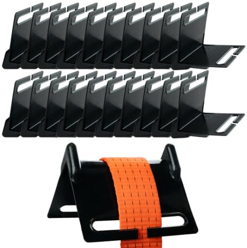 Set di 20 cinghie di protezione per bordi da 2,5 a 10 cm di larghezza, paraspigoli, cinghia di protezione dei bordi, angolo di sicurezza del carico, paraspigoli professionale, per il trasporto