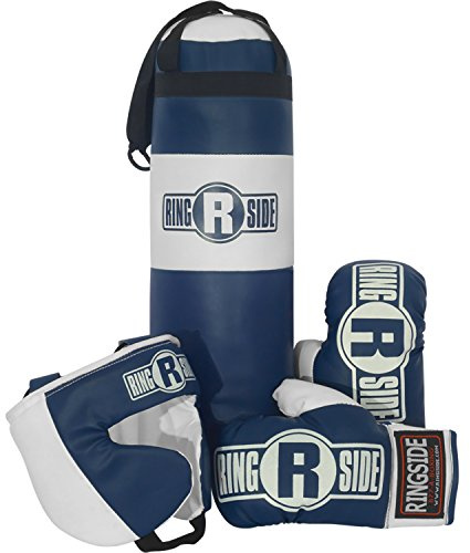 Ringside Kids Boxing Set (2-5 Year Old), Assortment with Punching Bag, Boxing Gloves, and Headgear for Boxing, MMA, Muay Thai, and Kickboxing, Youth Sports Toy Set for Boys and Girls, Blue