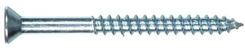 The Hillman Group 40024 - 6 x 1-1/4-Inch Flat Head Phillips Wood Screw (100-Pack) , Zinc