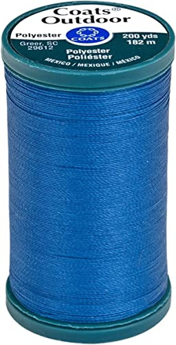 Coats & Clark Inc. Coats&Clark D71-0010 Outdoor Living Thread, Mini King Spool, 200-Yard, Monaco Blue