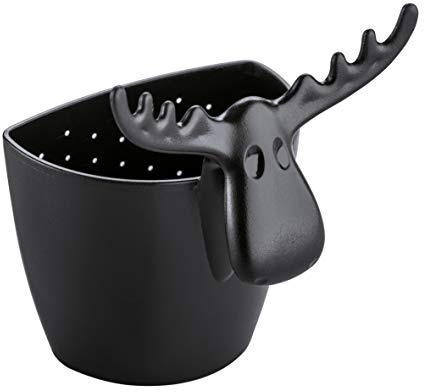 Koziol RUDOLF Teesieb für losen Tee | für eine Tassenportion, zum Einhängen in die Tasse, spülmaschinengeeignet, Made in Germany