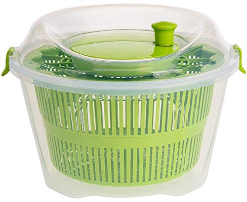 Guaranteed4Less Cuenco de Drenaje para Ensalada con Escurridor Grande para Secar Hojas y Lechugas