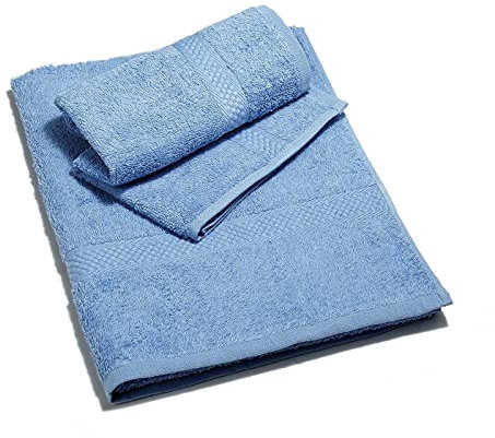 Caleffi Minorca Asciugamano con Ospite, Cotone, Lavanda, Standard, 01815