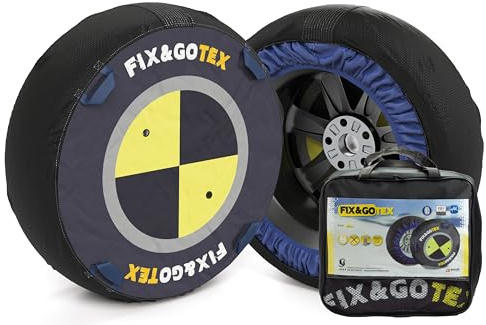 Fix & Go Tex Textil-Schneekette, 2er-Set