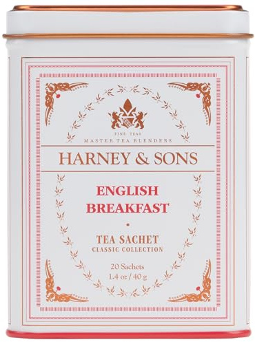 Harney & Sons Black Tea, English Breakfast, 20 Sachets