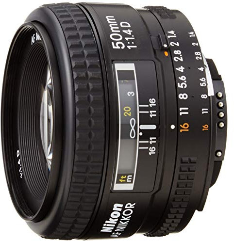 Nikon Nikkor 50 mm f 1:1,4D- Objetivo para Nikon (Diámetro: 64mm) color negro
