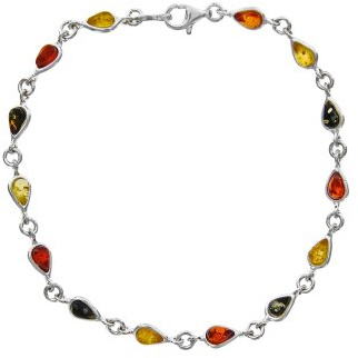 Nature d'Ambre - 3180461 - Bracelet Femme - Ambre - Argent 925/1000 - 18.5cm