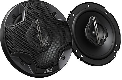 JVC CS-HX639 16 cm 3-Wege-Koaxial-Lautsprecher mit Abdeckgitter, 2 Stück